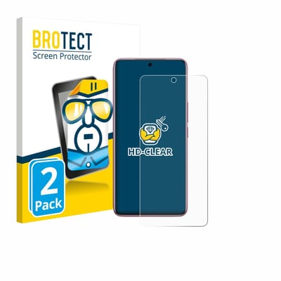 BROTECT - Screenprotector voor Vivo V60e - Folie Beschermfolie transparant 2 Stuks