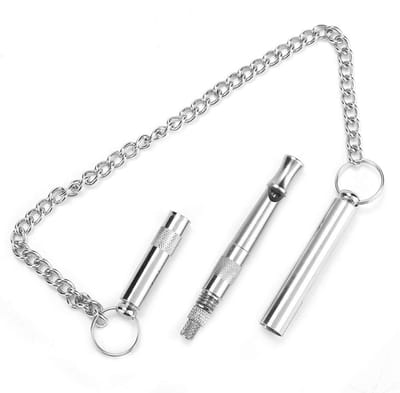 JHUBERS- Hondenfluitje Ultrasoon - Professioneel Hondenfluitje - Instelbare Toonhoogte - Metaal - 12,5 cm - Voor Hondentraining - Fluitje