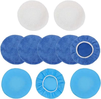 10-Delige Polijstdoek Set voor Auto Polijstmachine 9-10 Inch