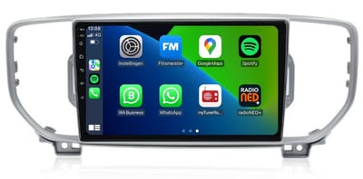 Carplay autoradio voor Kia Sportage | 2016 t/m 2019 | Android 13 | Draadloos Apple Carplay & Android Auto | 2GB + 32GB | 8-Core processor | Davilon | 2025 model | 2016 2017 2018 2019 | Bluetooth & Wifi