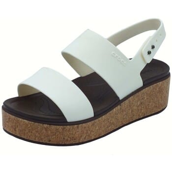 Sandalen met sleehak Crocs 211144 brooklyn cork low