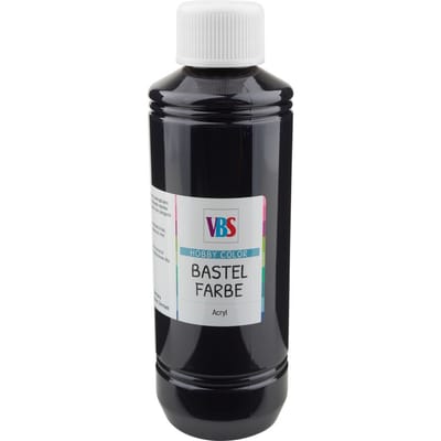 VBS Knutselverf, 250 ml - Zwart