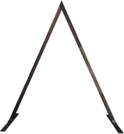 Rustieke Trouwboog - Houten Tuinboog - Tuin Decoratie - Verbeterde Stabiliteit - 209x250cm - Houtkleur