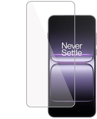 TechNow Screenprotector geschikt voor OnePlus Nord 5 Screenprotector - Gehard Glas - Rounded - Proteqt+