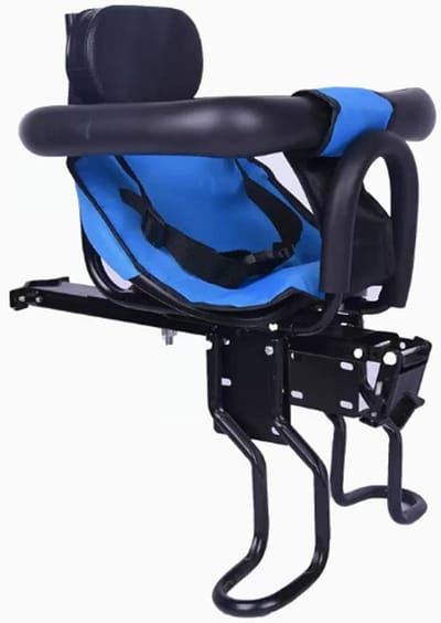 Fiets Kinderzitje - Fietsstoeltje Peuter - Samen Fietsen - Snel Demonteren - Max 30 kg - Blauw