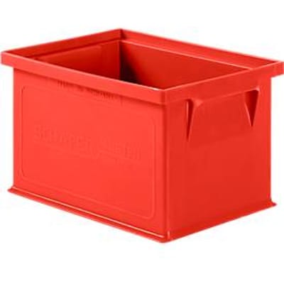 Stapelbak 14/6-4 - polypropeen- L 210 x B 150 x H 123 mm - 2,5 l - rood - 40 stuks