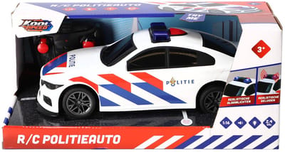 KiddyGo radiografisch bestuurbare politieauto - speelgoedauto met afstandsbediening.