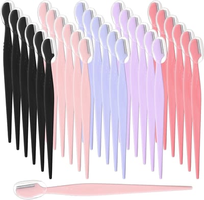 30 Stuks Multifunctionele Overtollige Haartjes Scheermessen voor Mannen en Vrouwen, Draagbare Gezichtsverwijderaar voor Glad Huid en Precisie Scheren
