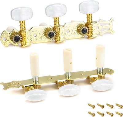 Klassieke Mechanische Gitaarstemmers voor Klassieke Gitaren - Gitaar Tuning Tools en Accessoires met Klassieke Look