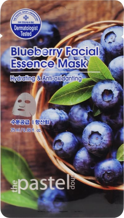 The Pastel Shop Blauwe bessen Facial Essence Mask