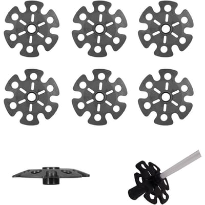 6 Pièces Bâtons de Trekking Paniers à Neige Bâtons de Randonnée Embouts de Remplacement Accessoire pour Neige Boue Sable