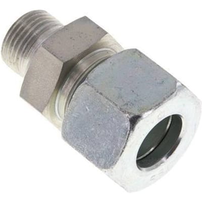 M18x1.5 Buitendraad x 16S Verzinkt Stalen Rechte Snijring Koppeling 400 Bar DIN 2353