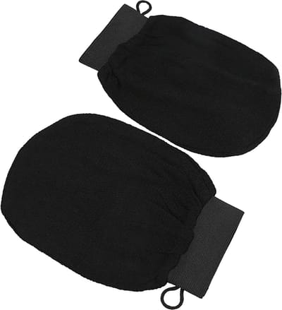 KELERINO. Kessa Scrubhandschoen - Washandje - Kessa Glove - 2 stuks