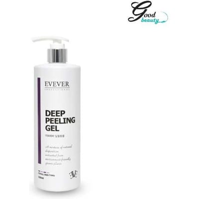 EVEVER Diepe Diepe Peeling Gel Exfoliërende Hydraterende Peeling Grote Maat 500ml Zachte en Hydraterende Peeling white