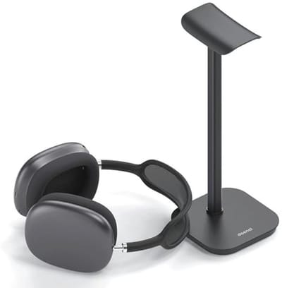 Hoofdtelefoonhouder met Verzwaarde Basis en Aluminium Buisklem - Geschikt voor Over-Ear Koptelefoons en Gaming Headsets