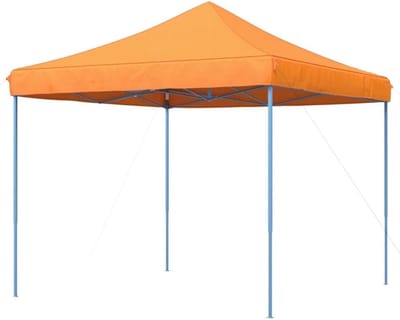 Ruime Partytent - Pop-up Tent - Feestelijke Evenementen - Opvouwbaar Design - 292 x 292 cm - Oranje