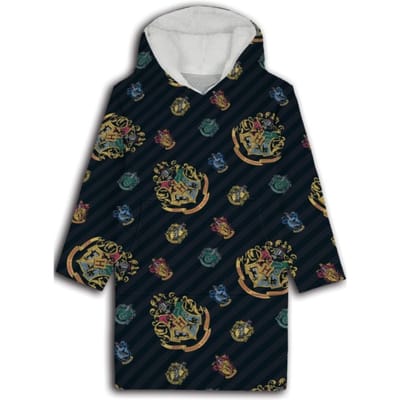 Harry Potter Hoodie Deken, Zweinstein - Kind 7-14 jaar - Fleece