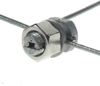 Koltec Verbinders voor IJzerdraad - 4 Stuks | Sterke Aluminium-Legering voor Betrouwbare Verbindingen