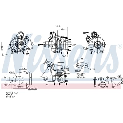 Supercharger, drukvulling NISSENS 93139