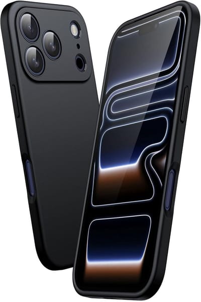 Zwart Dun TPU Hoesje Geschikt voor Apple iPhone 17 Pro | Back Cover | Lichtgewicht | Ultra Dun | Flexibel | Zacht