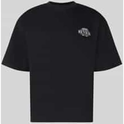 Regular fit t-shirt van puur katoen met print op de achterkant