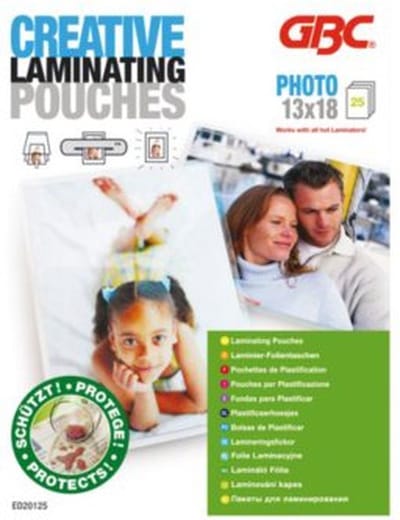 GBC - Card - Lamineerhoezen - 136x186mm - 2x125 micron - Glanzend (25stuks)
