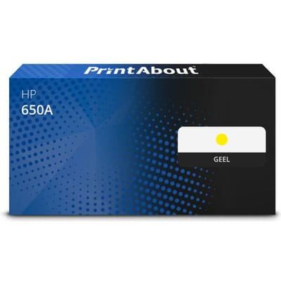 PrintAbout huismerk Toner 650A (CE272A) Geel Geschikt voor HP