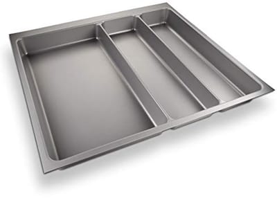 Bestekbak ORGA-BOX II MAXI 462 x 509 mm zilvergrijs voor Nobilia 60er lade