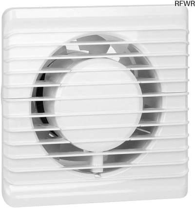 RFWR® Badkamerventilator 100 mm met Vochtigheidssensor - Stille Draadloze Wandventilator voor Optimale Ventilatie