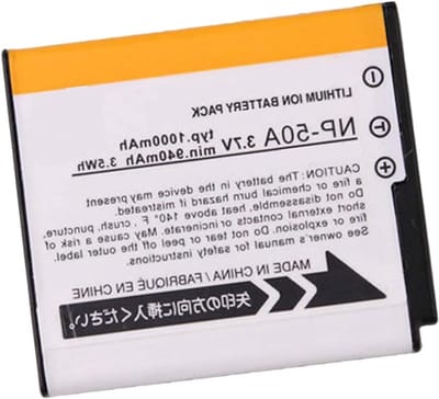 NP-50 NP-50A vervangende accu compatibel met Fujifilm Fuji X10 X20 XF1 XP200 XP150 XP100 SQ10 Instax Share SP-3 F100ER F550EXR camera-accu, reservebatterij