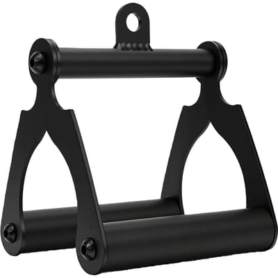 Dubbele D-Rijgreep Ergonomische Rijgreep Kabelaansluiting Trainingsgreep voor Home Gym Fitness black