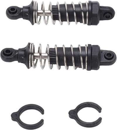 Set van 2 Schokdempers voor 1/18 Schaal RC Auto's, Eenvoudige Installatie, Duurzaam en Betrouwbaar Vervangingsonderdeel