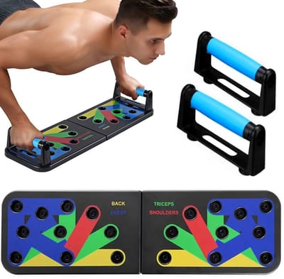 14-in-1 Push Up Board – Opdruksteunen met Handgrepen – Fitnessbord – Home Workout – Ideaal voor trainen van Borst, Schouders, Rug & Triceps