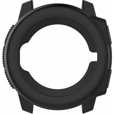Strap-it Rugged TPU case - zacht bescherm hoesje geschikt voor Garmin Instinct - zwart