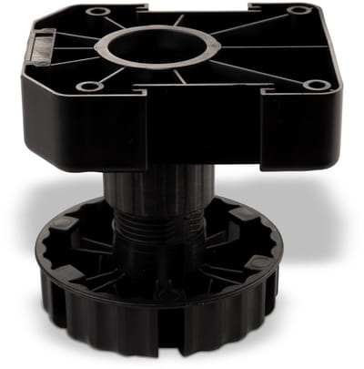 Set van 4 meubelpoten zwart met sokkelhoogte 90 mm
