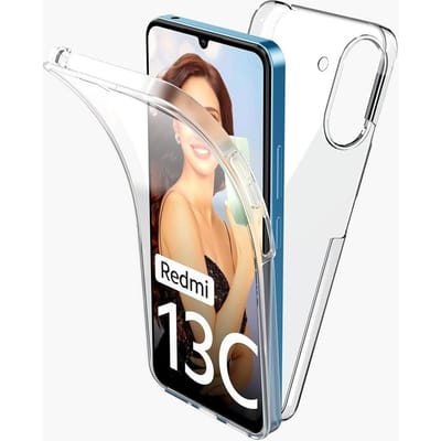 360° Volledige Dekking Case Voor Xiaomi Redmi C C Note 11 10 9 Pro Plus Pro+ 4G 5G Transparante Hybride PC Harde Cover Siliconen Shell REDMI 10C beige