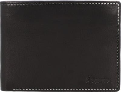 Esquire Denver Portemonnee RFID Leer 12 cm - Jongens - Horizontaal - schwarz