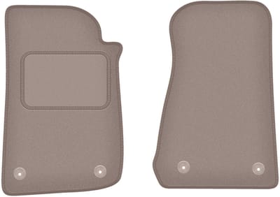 Beige voormatten voor: Jeep Wrangler IV off-road (2017-)