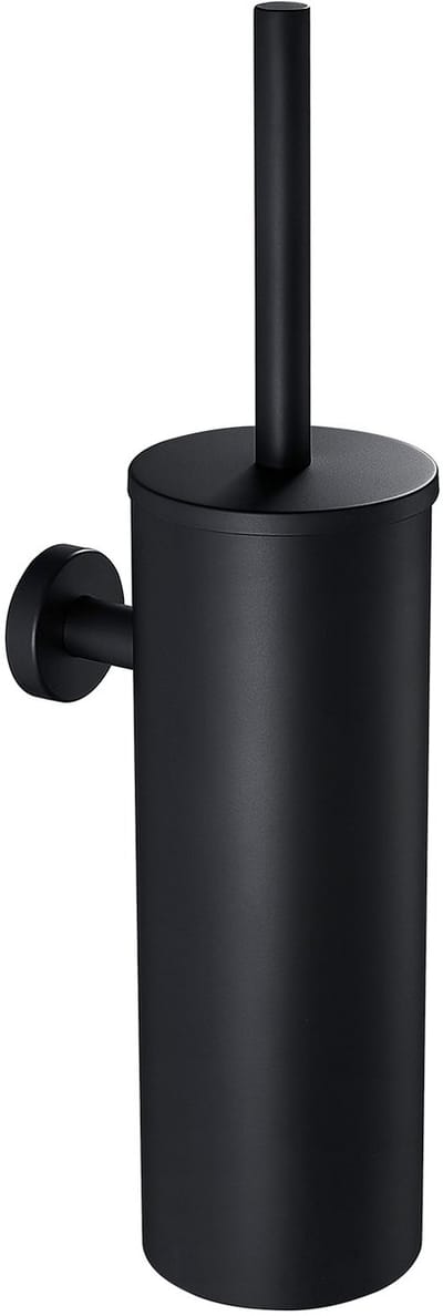 Auralum Toiletborstelhouder met borstelhouder RVS Aan de muur gemonteerde toiletborstel Gemakkelijk te installeren Perfect voor badkamer Toilet waterdicht Gemakkelijk schoon te maken