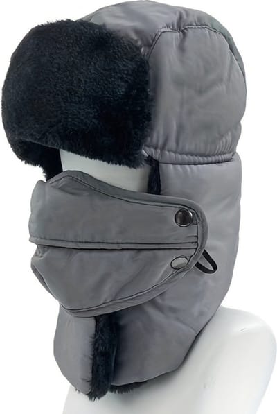 Livano Wintermuts - Heren - Dames - Volwassenen - Muts - Ski Mask - Bivakmuts - Balaclava - Ski Masker - Wintersport - Full Face Mask - Winter Masker - Voor Winter - Grijs