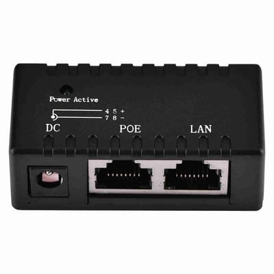 Dailygoody - Splitter Adapter - Power Over Ethernet - Zwarte kleur