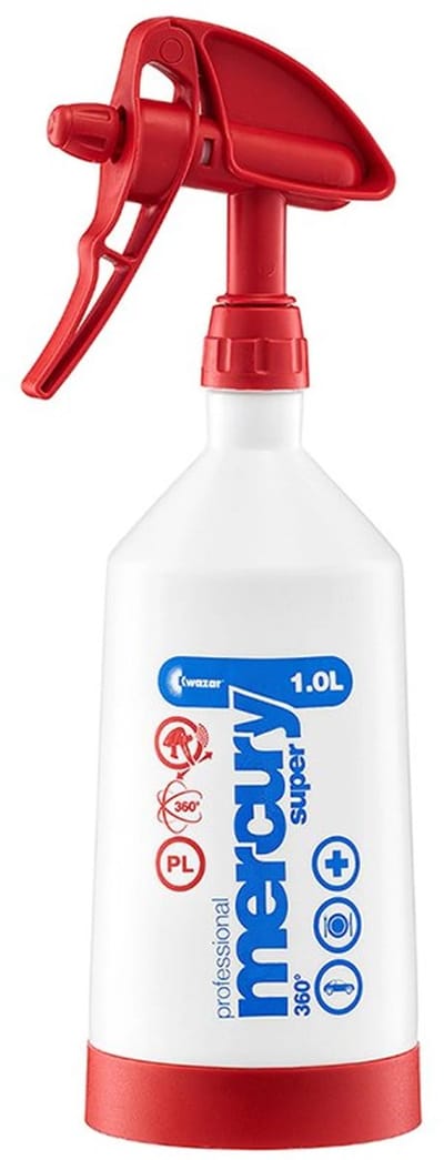 Kwazar Mercury Super 360 Pro+ Rode Sprayer - 1 liter