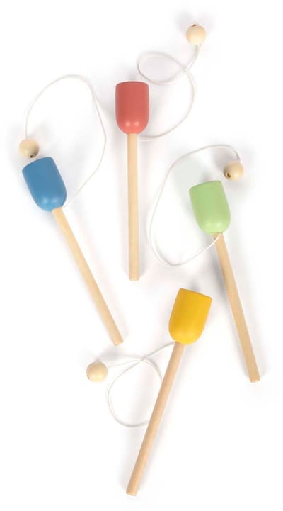Small Foot - Wooden Catch the Ball Set Set of 4