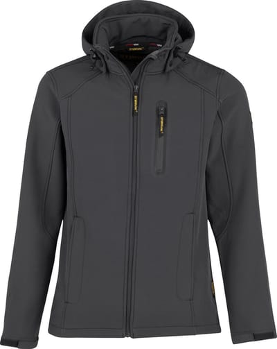 STØRVIK Napier Softshell Jas - 4 Seizoenen - Heren - Fleece - Maat S - Antraciet