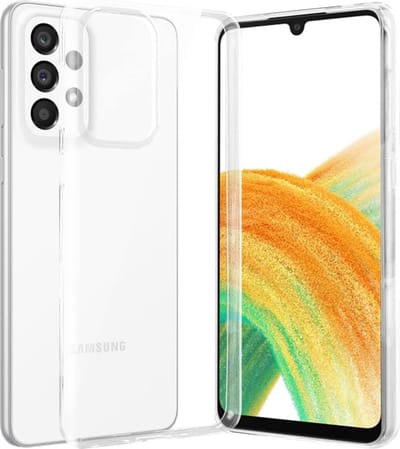Flexibele achterkant Silicone hoesje transparant Geschikt voor: Samsung Galaxy A33 5G A336