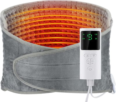 Elektrisch Verwarmingskussen Groot formaat voor Rug, Buik en Taille met Timer