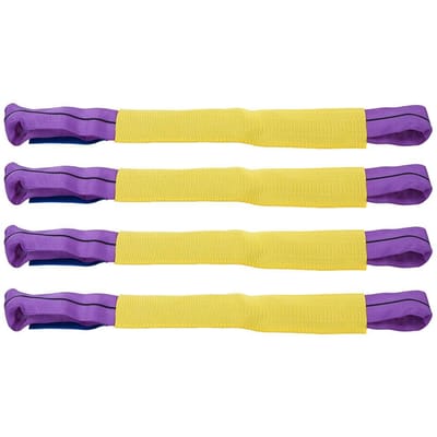 4 STuks Velgriemen Bandenherstel Bevestigingsschakels voor Trailer Transporteur Heavy Duty Geel yellow