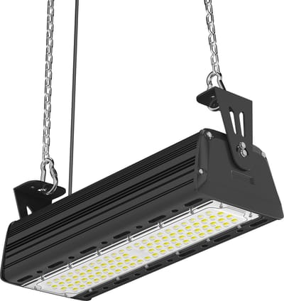 LED High Bay Lineair - Rimo Lin - 50W - 150LM/W - 860 6000K - Dimbaar 0-10V - IP65 - Sosen Driver - Sanan LEDs