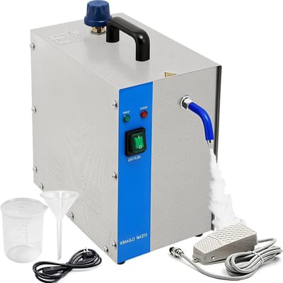 Stoomreiniger Sieraden - Edelsteen Wasmachine - Sieraden Reinigen - Hoge Druk Stoom - 2L Capaciteit - Zilver Blauw