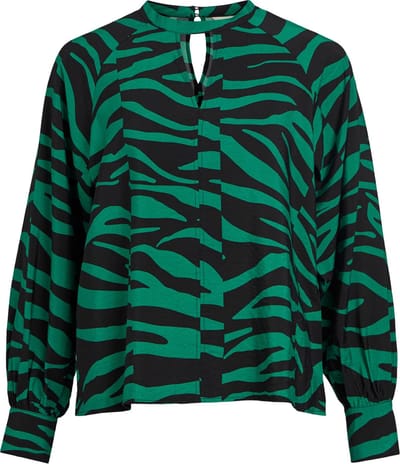 Object Objcira L/s Top Dames - Jurken - Groen - Maat 34